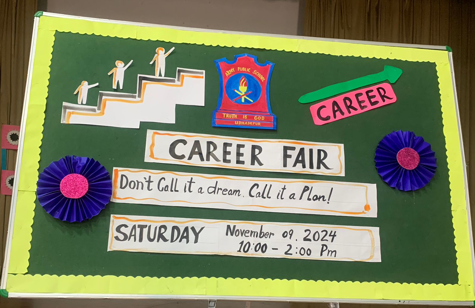 ARMY PUBLIC SCHOOL UDHAMPUR ORGANISES SUCCESSFUL CAREER FEST 2024